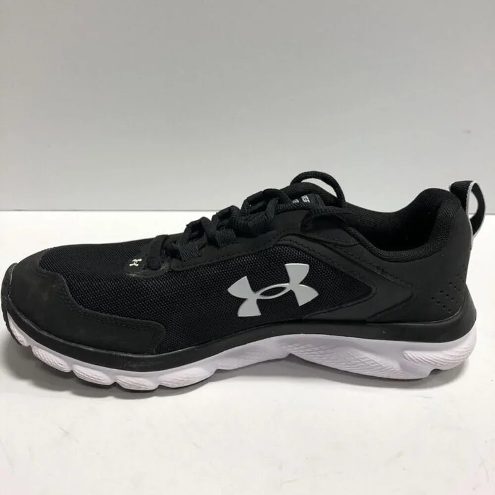 Under Armour Men’s Charged Assert 9, Black Running Shoes, Size 8M